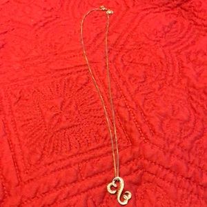 Open heart necklace
